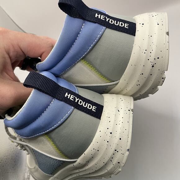 NWT Hey Dude Women’s Size 8 Sirocco Mid Top Sport Sneakers Gray 40909-030 - Picture 6 of 9